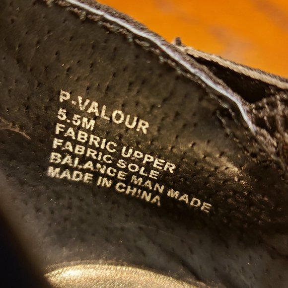 Steve Madden Black w/Beige Basket Weave Wedge (Size 5.5) - Picture 9 of 11